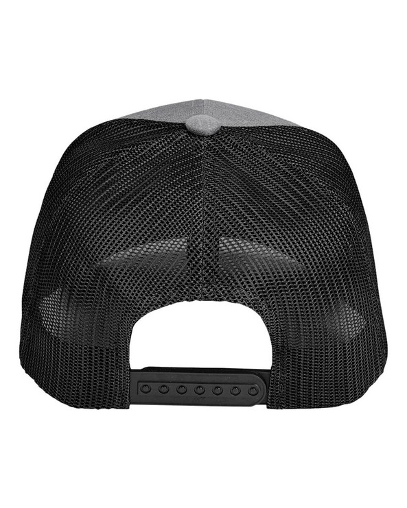 Team 365 TT802 - by Yupoong® Adult Zone Sonic Heather Trucker Cap