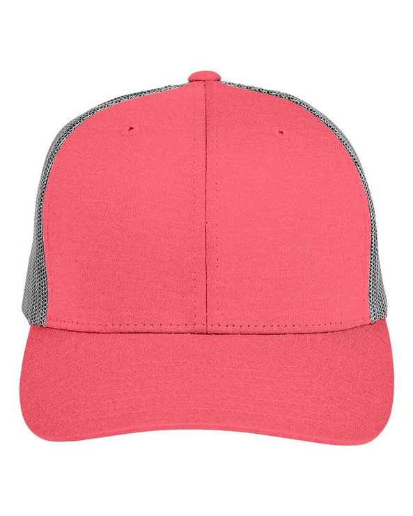 Team 365 TT802 - by Yupoong® Adult Zone Sonic Heather Trucker Cap
