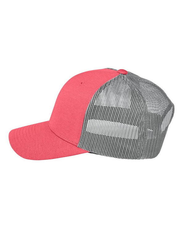 Team 365 TT802 - by Yupoong® Adult Zone Sonic Heather Trucker Cap