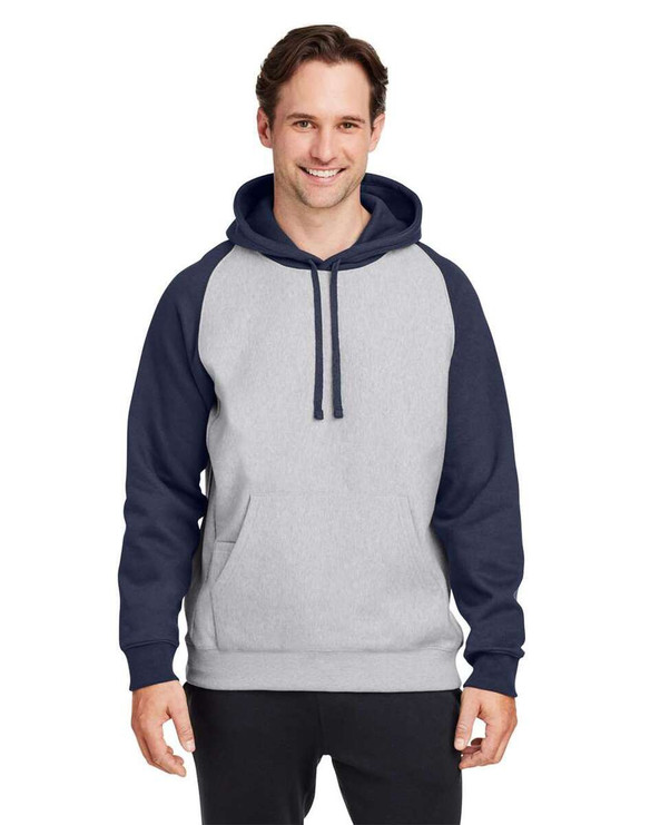 Team 365 TT96CB - Unisex Zone HydroSport Heavyweight Colorblock Hooded Sweatshirt