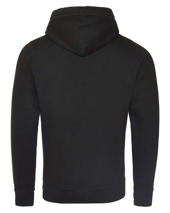AWDis JHA021 - Sudadera con capucha y cuello cruzado