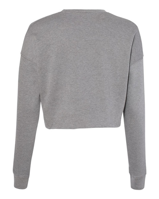 Bella+Canvas 7503 - Forro polar Crop Crew para mujer