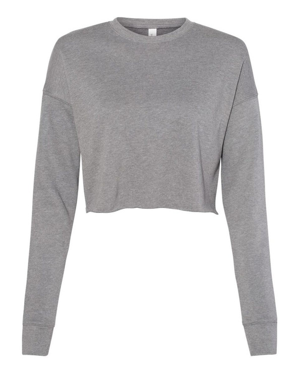 Bella+Canvas 7503 - Forro polar Crop Crew para mujer