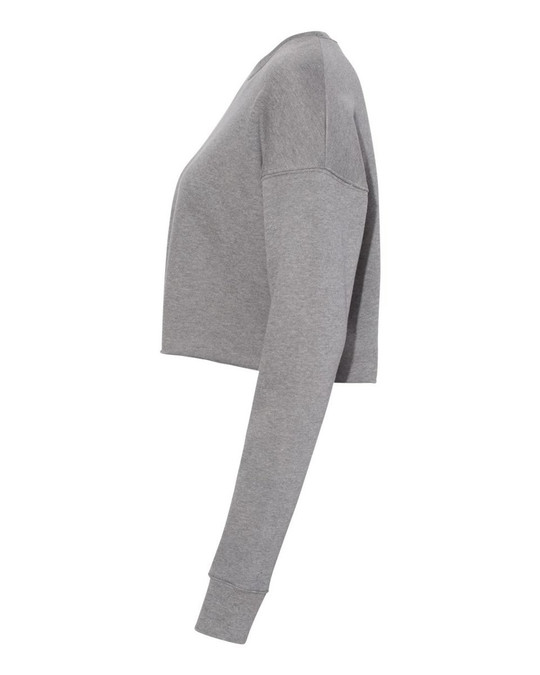 Bella+Canvas 7503 - Forro polar Crop Crew para mujer