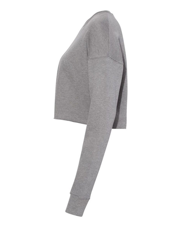 Bella+Canvas 7503 - Forro polar Crop Crew para mujer