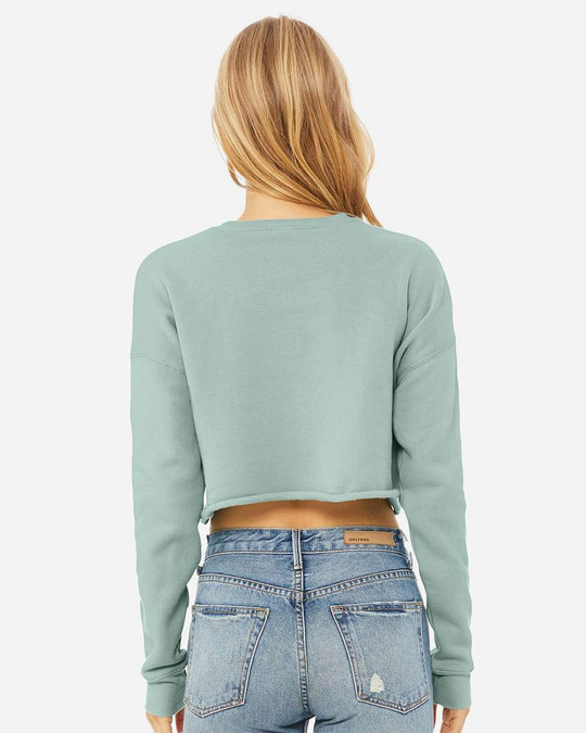 Bella+Canvas 7503 - Forro polar Crop Crew para mujer
