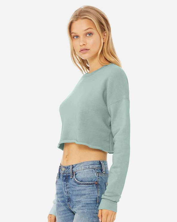 Bella+Canvas 7503 - Women's Crop Crew Fleece
