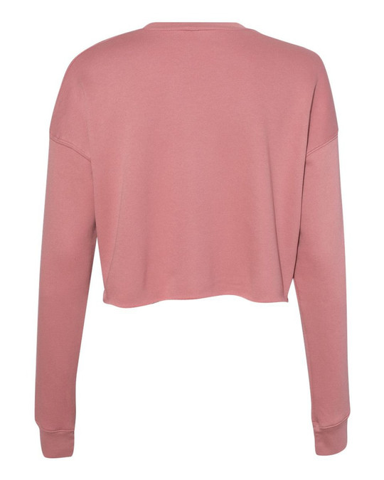 Bella+Canvas 7503 - Forro polar Crop Crew para mujer