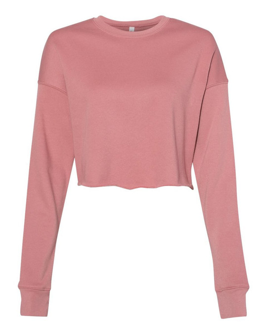 Bella+Canvas 7503 - Forro polar Crop Crew para mujer