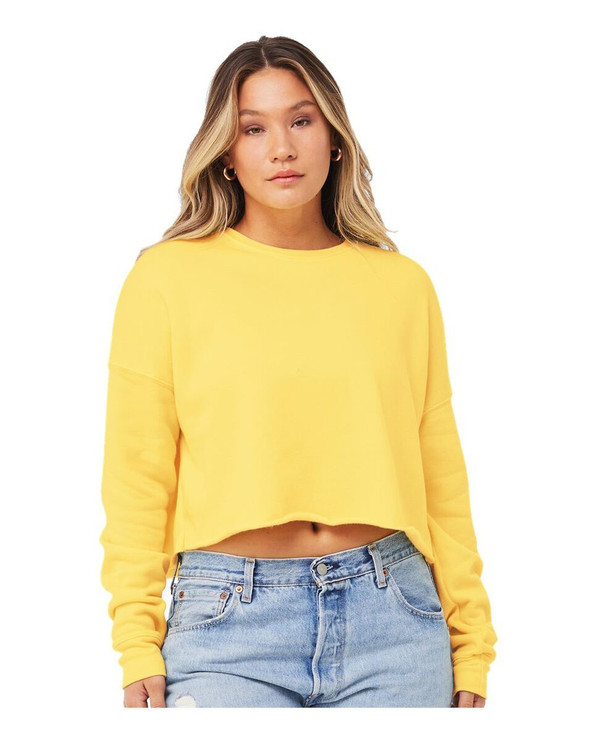 Bella+Canvas 7503 - Women's Crop Crew Fleece