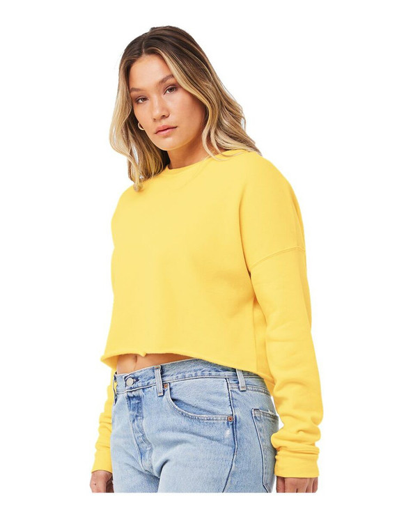 Bella+Canvas 7503 - Women's Crop Crew Fleece