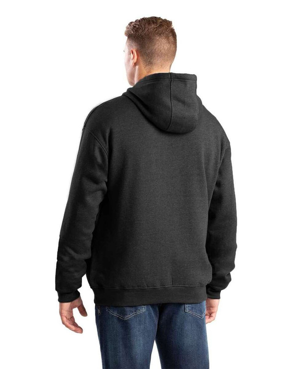 Berne SP418 - Men's Heritage Zippered Pocket Hooded Pullover Sweatshirt