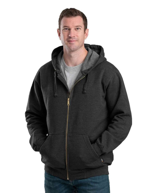 Berne SZ413 - Sudadera con capucha y cremallera completa Men's Heritage