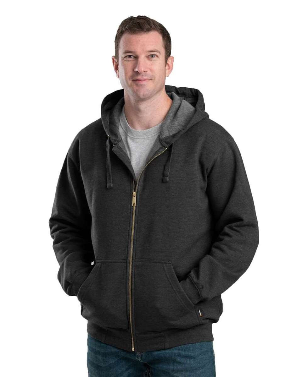 Berne SZ413 - Sudadera con capucha y cremallera completa Men's Heritage