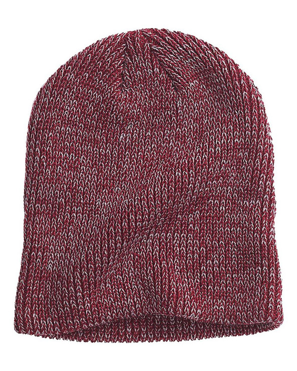Big Accessories BA524 - Ribbed Marled Beanie