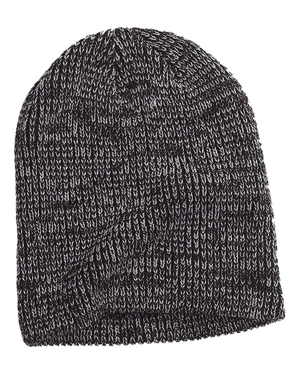 Big Accessories BA524 - Ribbed Marled Beanie