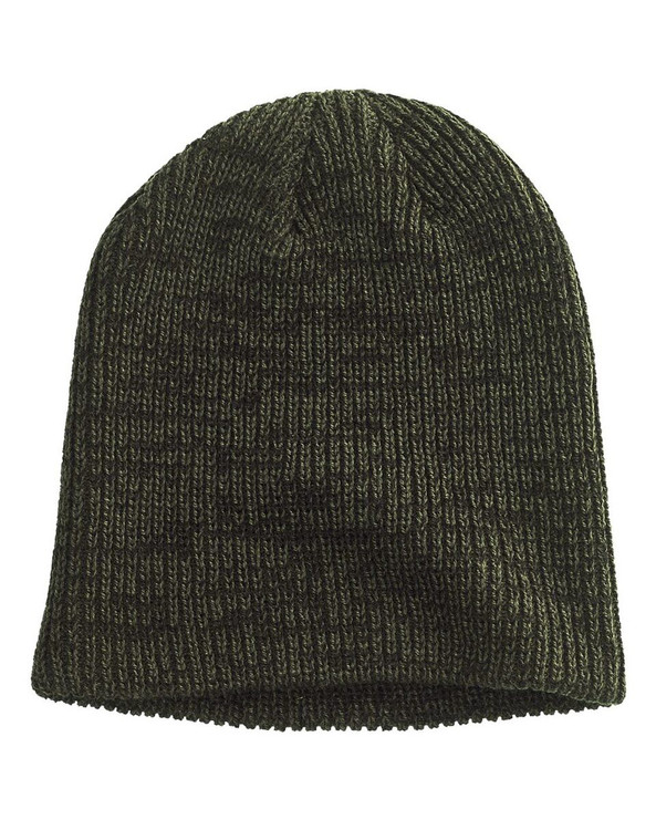 Big Accessories BA524 - Ribbed Marled Beanie