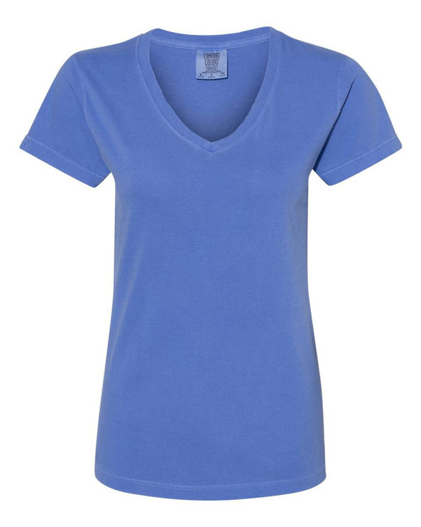 Comfort Colors 3199 - Garment-Dyed Women’s Midweight V-Neck T-Shirt