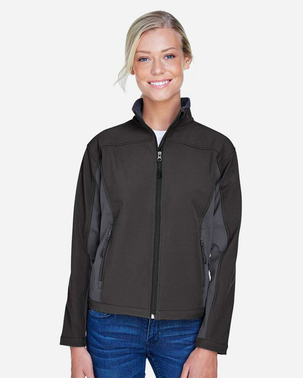 Devon & Jones D997W - Ladies Soft Shell Colorblock Jacket