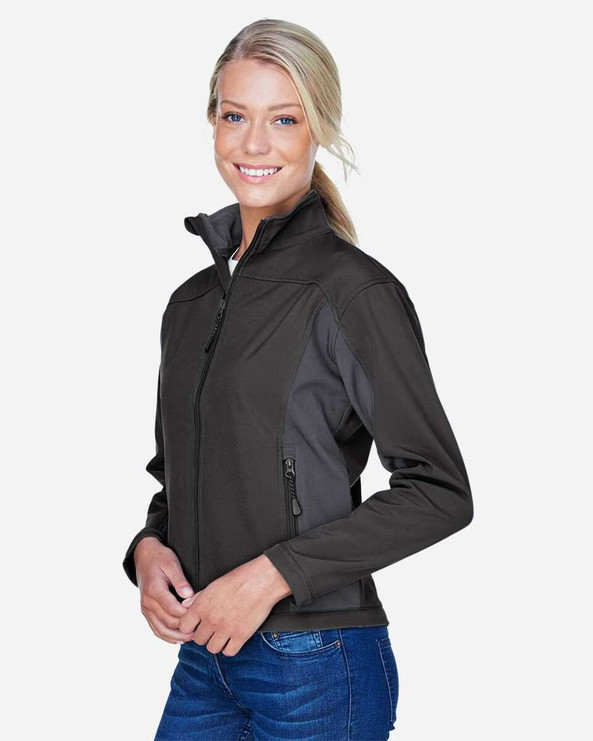 Devon & Jones D997W - Ladies Soft Shell Colorblock Jacket