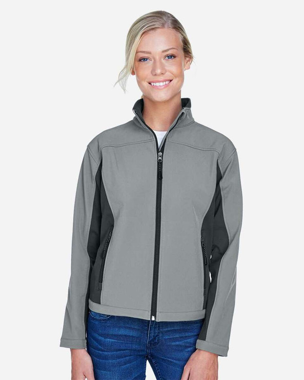 Devon & Jones D997W - Ladies Soft Shell Colorblock Jacket