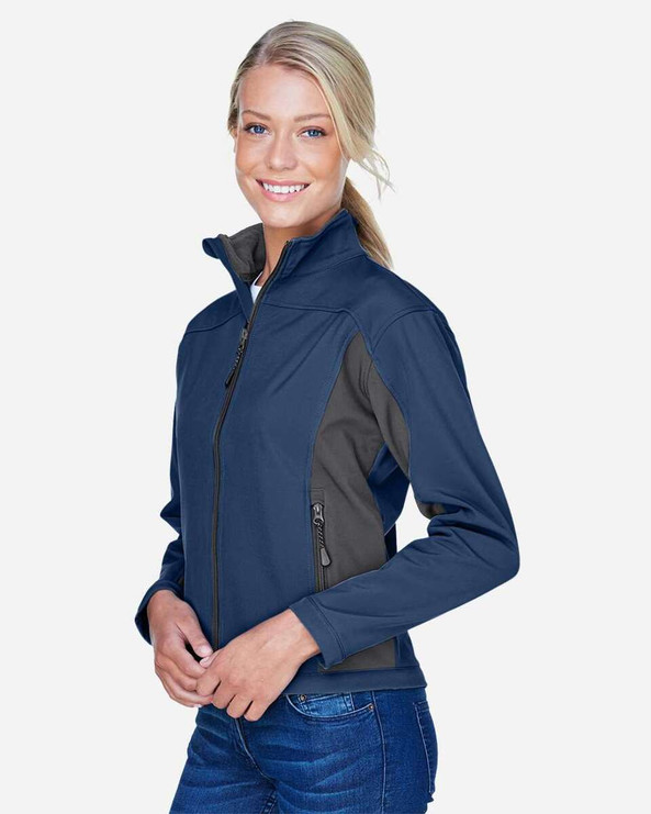Devon & Jones D997W - Ladies Soft Shell Colorblock Jacket