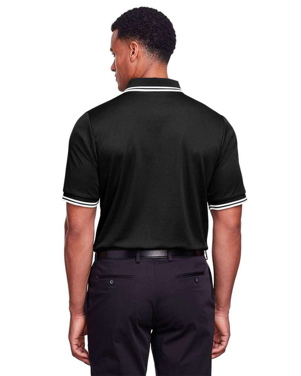 Devon & Jones DG20C - CrownLux Performance® Men's Plaited Tipped Polo