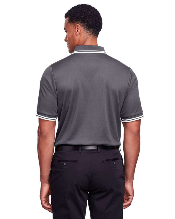Devon & Jones DG20C - CrownLux Performance® Men's Plaited Tipped Polo