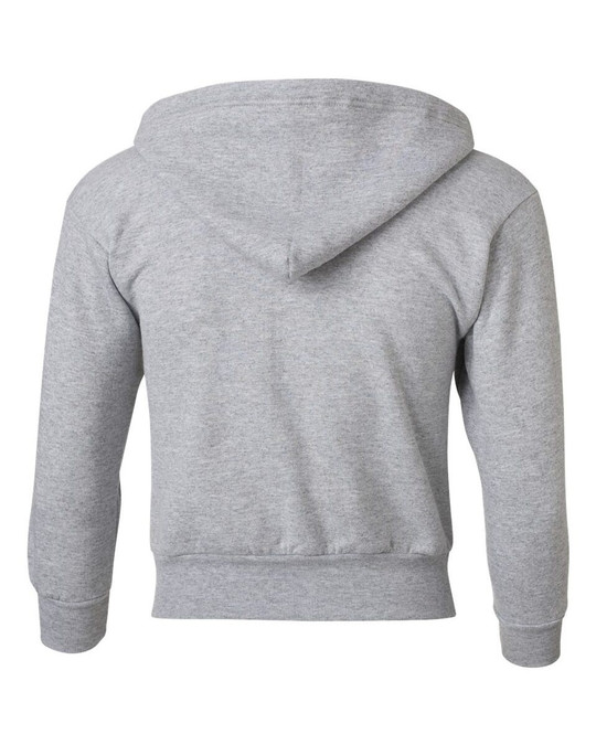 Hanes P480 - Sudadera con capucha y cremallera completa EcoSmart® Youth
