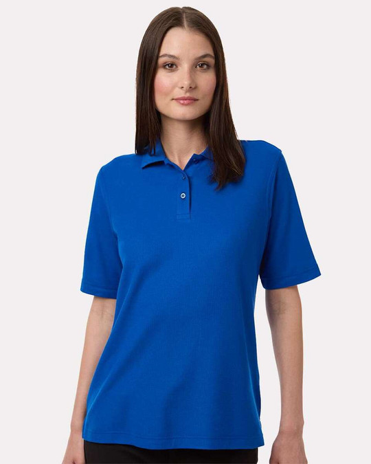 Harriton M105W - Polo Maverick CVC Piqué, Mujer