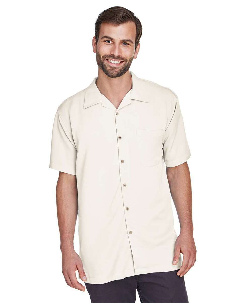 Harriton M570 - Men's Bahama Cord Camp Shirt
