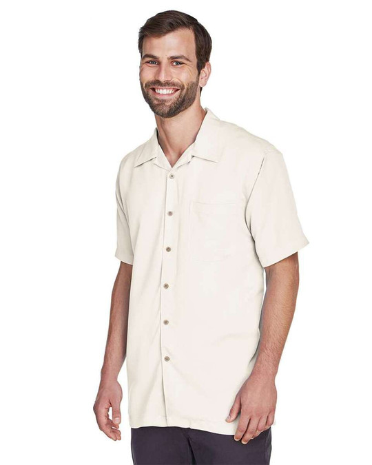 Harriton M570 - Camisa de Campamento Bahama Cord