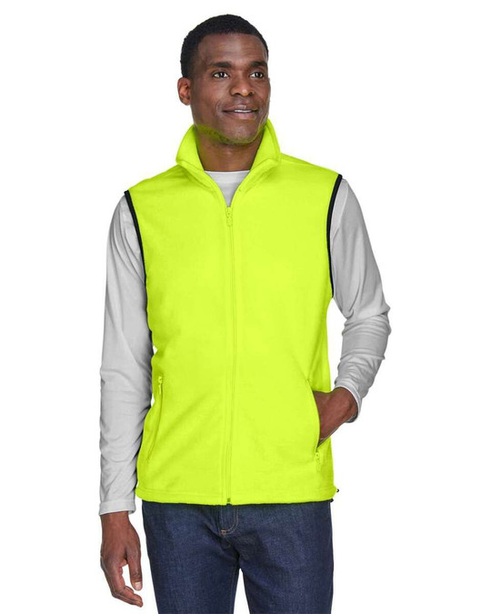 Harriton M985 - Chaleco de forro polar de 8 oz.