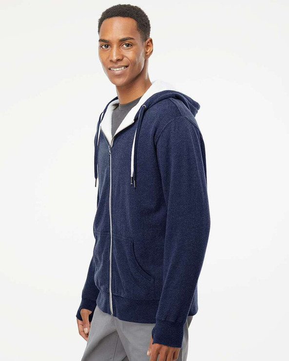 Independent Trading Co. EXP90SHZ - Sudadera con capucha y forro de sherpa