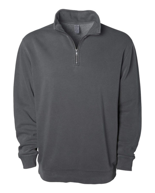 Independent Trading Co. PRM4600QZ - Jersey con cremallera y teñido pigmentado
