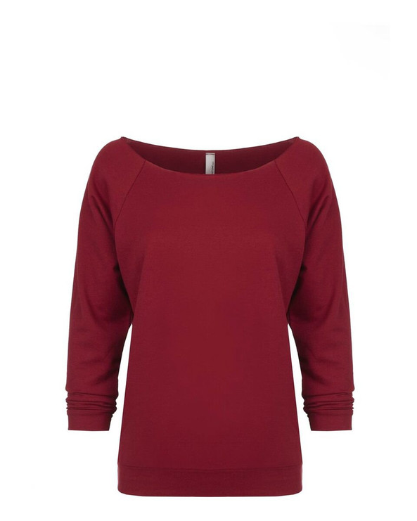Next Level 6951 - Remera mangas raglan de tres cuartos