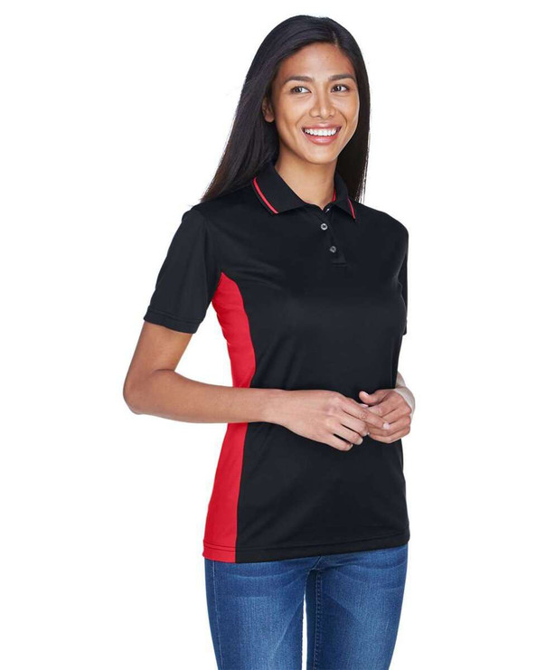 UltraClub 8406L - Ladies Cool & Dry Sport Two-Tone Polo
