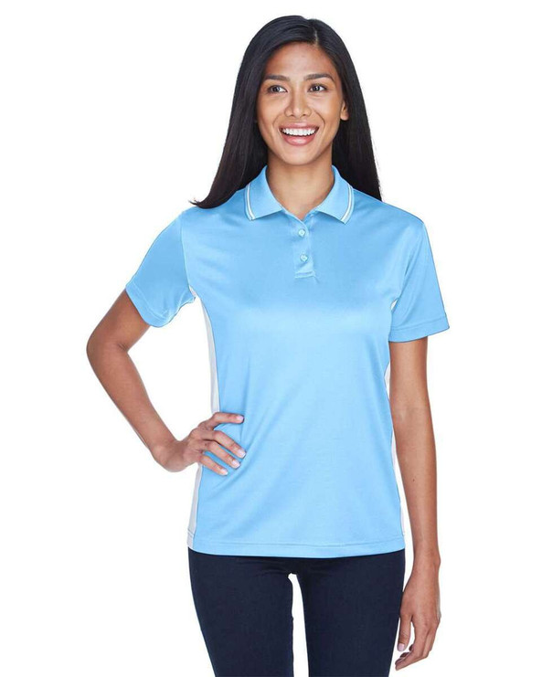 UltraClub 8406L - Ladies Cool & Dry Sport Two-Tone Polo