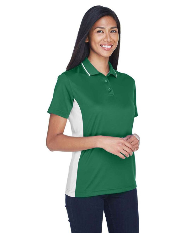 UltraClub 8406L - Ladies Cool & Dry Sport Two-Tone Polo