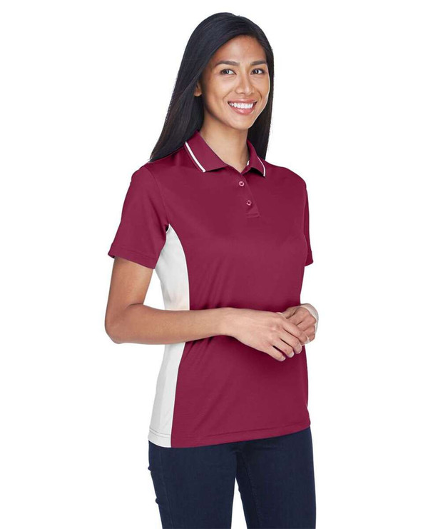 UltraClub 8406L - Ladies Cool & Dry Sport Two-Tone Polo