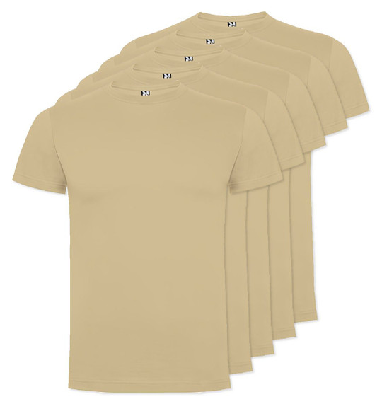 Pack mit 5 Roly Workwear CA6502 - Dogo Premium Kurzarm T-Shirt