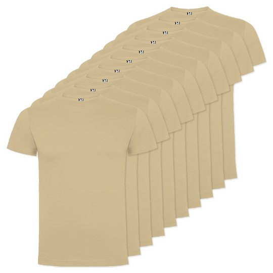 Pack mit 10 Roly Workwear CA6502 - Dogo Premium Kurzarm T-Shirt