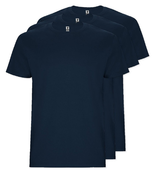 Pack de 30 Roly Workwear CA6681 - STAFFORD T-shirt tubulaire à manches courtes en tailles adultes et avec coutures latérales en tailles enfant