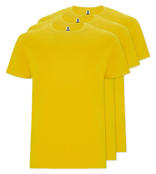 Pack of 30 Roly Workwear CA6681 - STAFFORD Tubular short-sleeved t-shirt in adult sizes and with side seams in kid's sizes