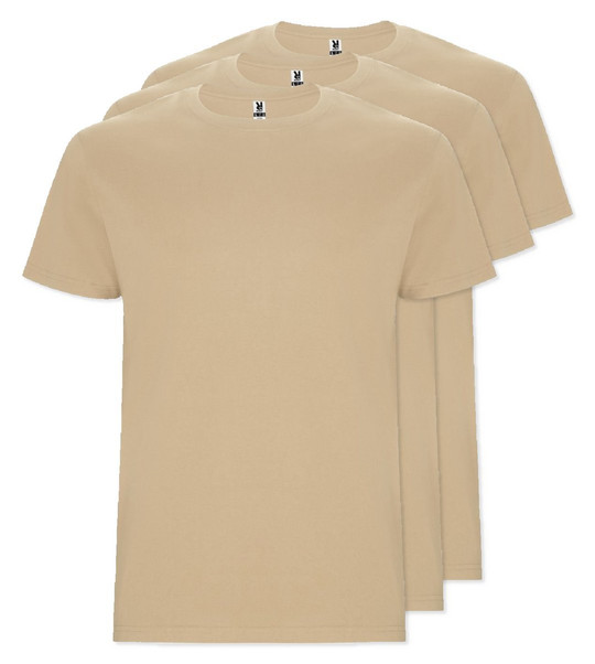 Pack of 30 Roly Workwear CA6681 - STAFFORD Tubular short-sleeved t-shirt in adult sizes and with side seams in kid's sizes