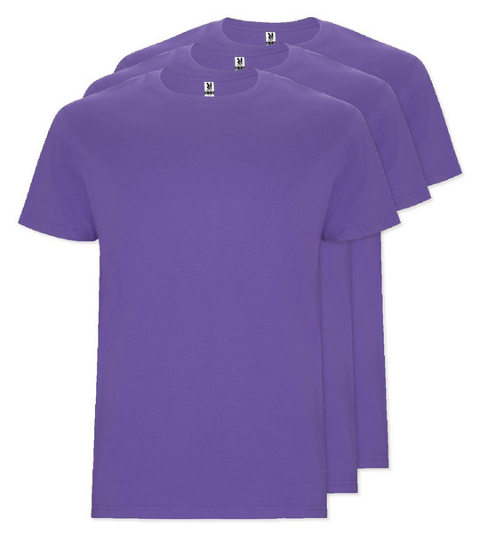 Pack of 30 Roly Workwear CA6681 - STAFFORD Tubular short-sleeved t-shirt in adult sizes and with side seams in kid's sizes