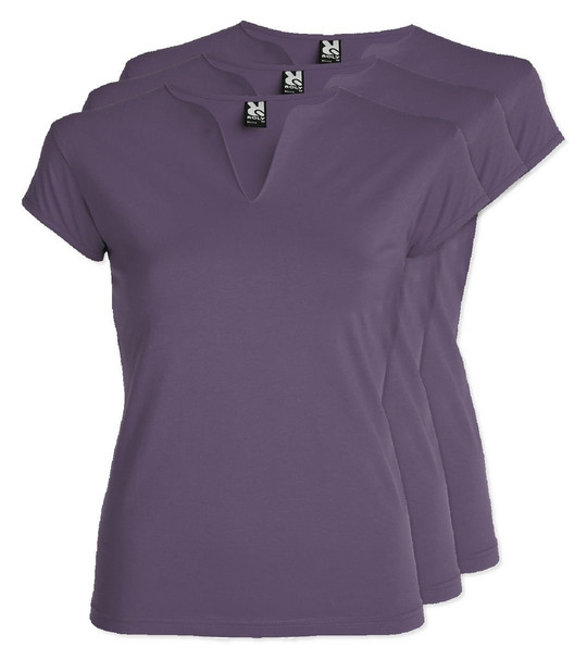 Pack mit 30 Roly Workwear CA6532 - Belice Tailliertes Kurzarm T-Shirt mit Rundhalsausschnitt