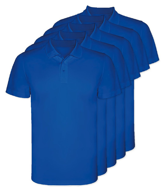 Pack mit 5 Roly Workwear PO0404 - Monzha Funktions Poloshirt