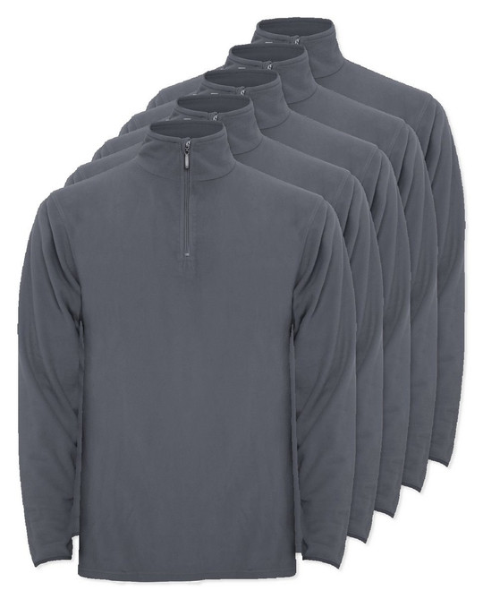 Pack mit 5 Roly Workwear SM1095 - Himalya Microfleece Langarm Pullover mit Half Zip und Kinnschutz