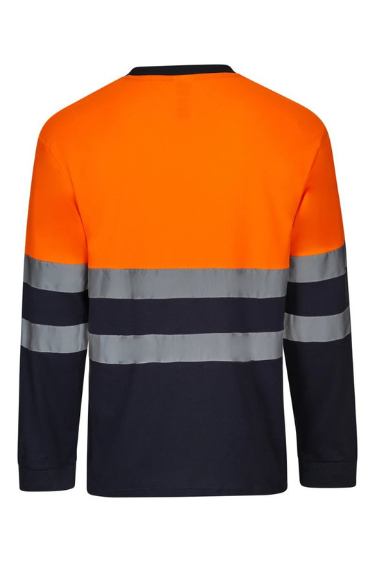 Velilla 305603 - Two-tone long-sleeve technical T-shirt